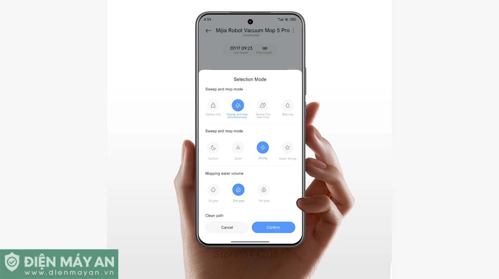 Robot hút bụi lau nhà Xiaomi Mijia 5 Pro 2026